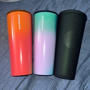 3 for 1 Used Starbucks Tumblers